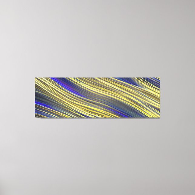 Abstract Seascape Fractured Waves 06 Canvas Print (Front)