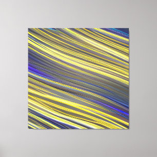 Abstract Seascape Fractured Waves 06 Canvas Print