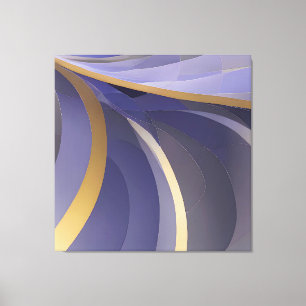 Abstract Seascape Fractured Waves 07 Canvas Print
