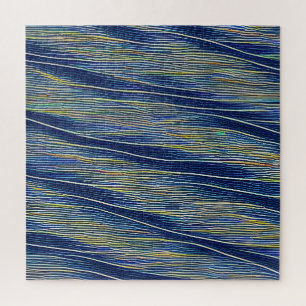 Abstract Seascape Fractured Waves 08 Jigsaw Puzzle