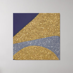 Abstract Seascape Fractured Waves 10 Canvas Print