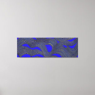 Abstract Seascape Fractured Waves 18 Canvas Print