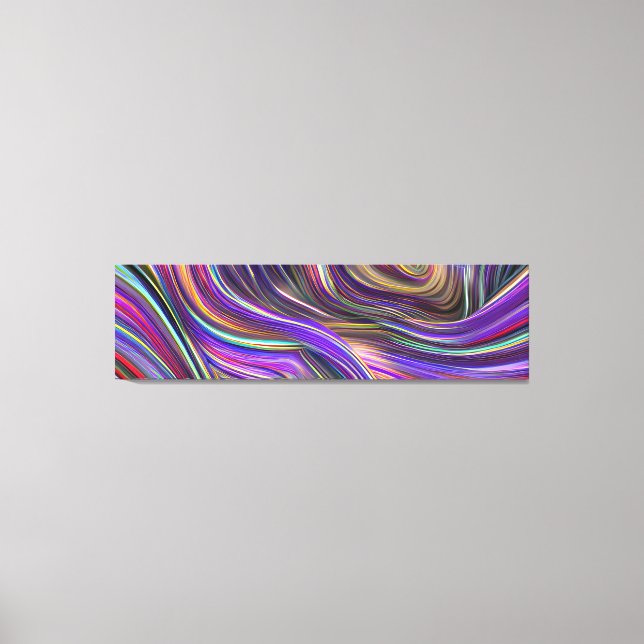Abstract Seascape Fractured Waves 24 Canvas Print (Front)