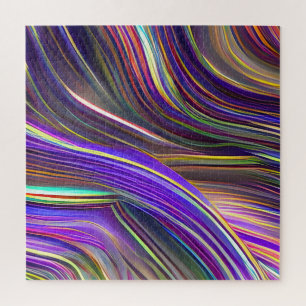 Abstract Seascape Fractured Waves 24 Jigsaw Puzzle