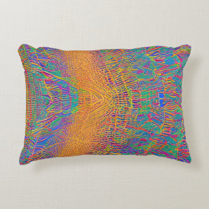 Abstract Seascape Fractured Waves 27 Decorative Cushion