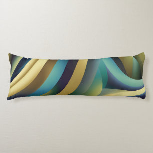 Abstract Seascape Fractured Waves 30 Body Cushion