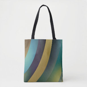 Abstract Seascape Fractured Waves 30 Tote Bag