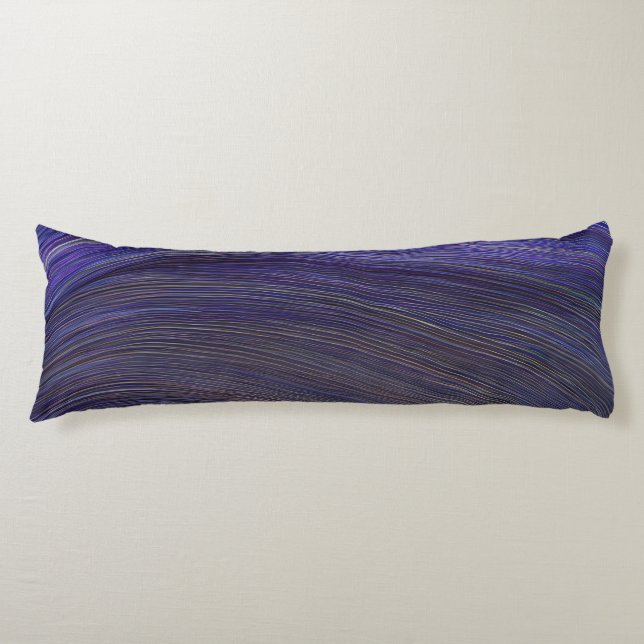 Abstract Seascape Fractured Waves 31 Body Cushion (Front)