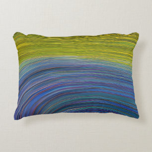 Abstract Seascape Fractured Waves 34 Decorative Cushion