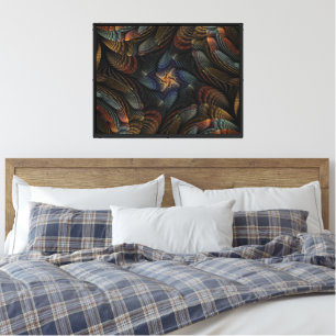 Abstract Seashells Canvas Print