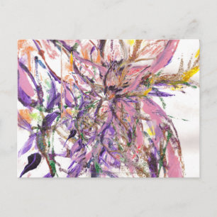 Abstract Seashore Postcard