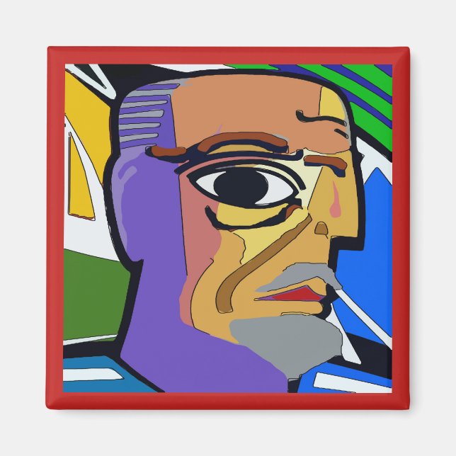 Abstract Self.Face Magnet (Front)