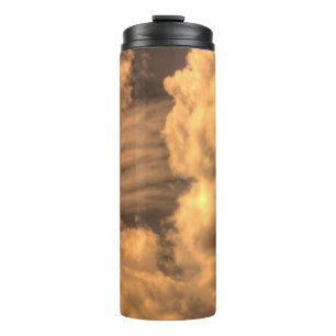 Abstract sepia cloud backgroundabstract, art, arti thermal tumbler