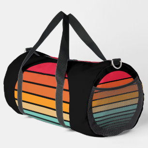 Abstract Setting Sun Duffle Bag