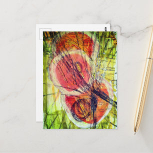 abstract severe dizziness circles collage postcard