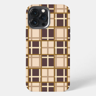 Abstract Shades of Brown iPhone 13 Pro Max Case