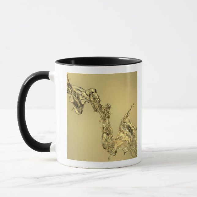 Abstract Shape Formed by Splashing Water Mug (Left)