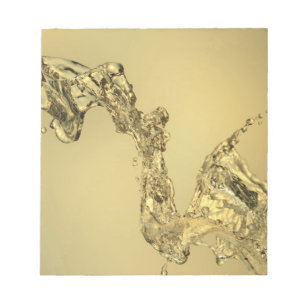 Abstract Shape Formed by Splashing Water Notepad