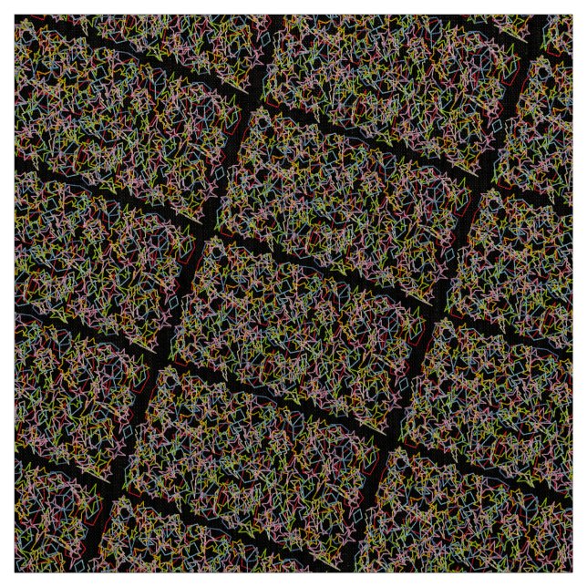 abstract shape pattern dark background fabric (Swatch)