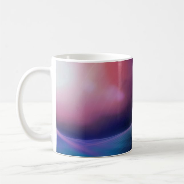 Abstract shape to form to dye coffee mug (Left)