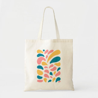 Abstract Shapes and Colourful Tote Bags