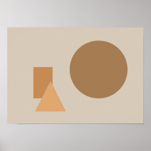 Abstract Shapes Art Poster