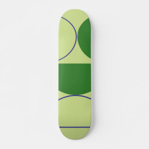 abstract shapes art skateboard