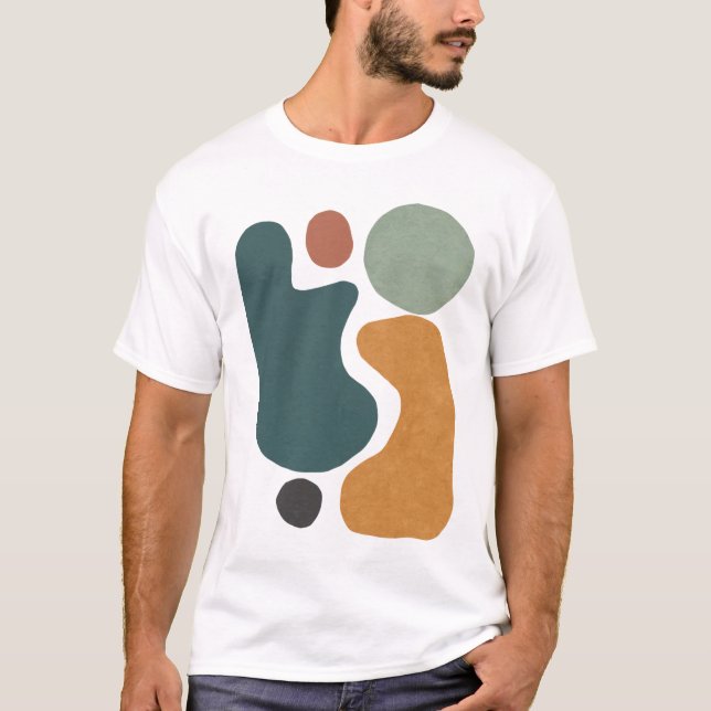 Abstract Shapes art T-Shirt (Front)