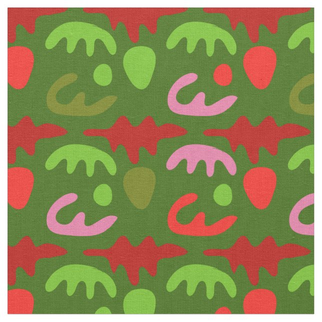 abstract shapes fabric (Close Up)