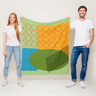 Abstract Shapes  Fleece Blanket
