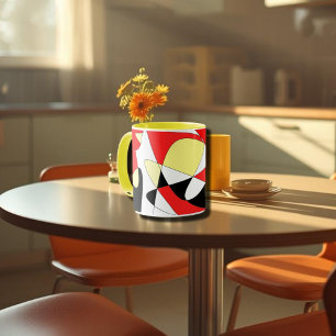 abstract shapes mug