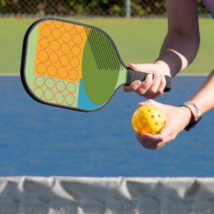 Abstract Shapes  Pickleball Paddle