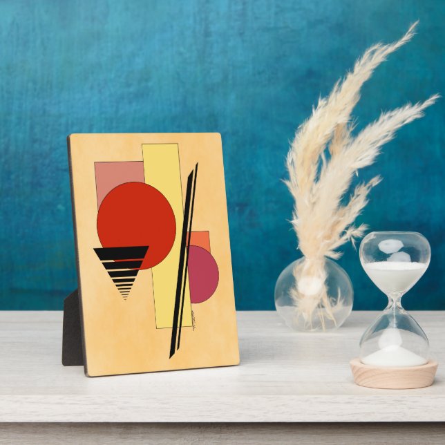 Abstract Shapes Plaque (Side)