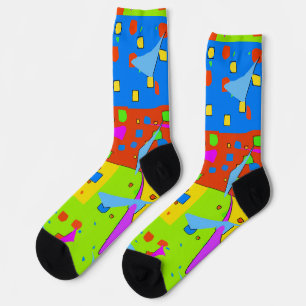 Abstract Shapes Socks