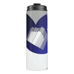 Abstract shapes thermal tumbler