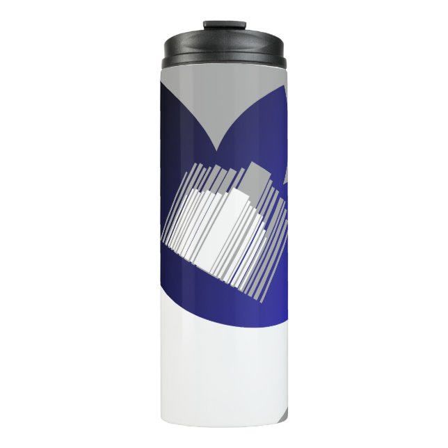 Abstract shapes thermal tumbler (Front)