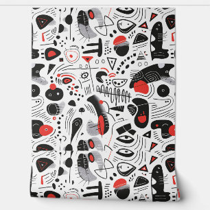 Abstract Shapescape Pattern Wallpaper