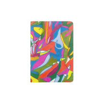 Abstract Sharpie Art Passport Holder