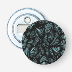 Abstract Shattered Glass Blue Pattern Bottle Opener
