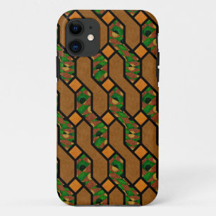 Abstract Shimmy Wood Pattern Case-Mate iPhone Case