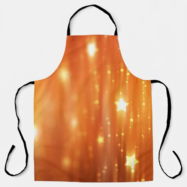 abstract shiny orange backgroundabstract,art,backg apron (Front)