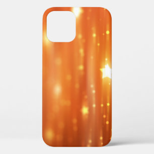 abstract shiny orange backgroundabstract,art,backg iPhone 12 case