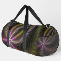 Abstract Shiny Trippy Colourful 3D Fractal Art