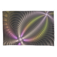 Abstract Shiny Trippy Colourful 3D Fractal Art