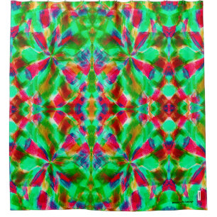 Abstract Shower Curtain