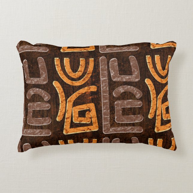 Abstract Signs Decorative Cushion (Front)