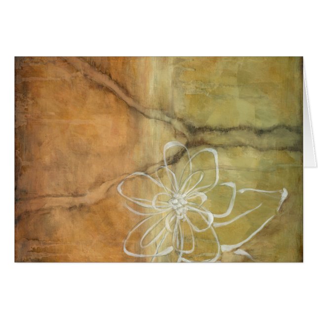 Abstract Silhouette Painting on Tan Background (Front Horizontal)