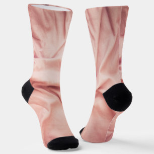 Abstract silk texture socks