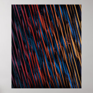 Abstract Silky Lines  Poster