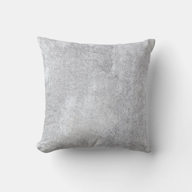 Abstract silver paper cushion (Front)